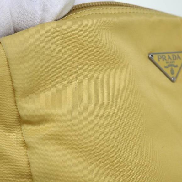 PRADA Pouch Nylon Yellow Auth 63628 - Picture 2 of 16